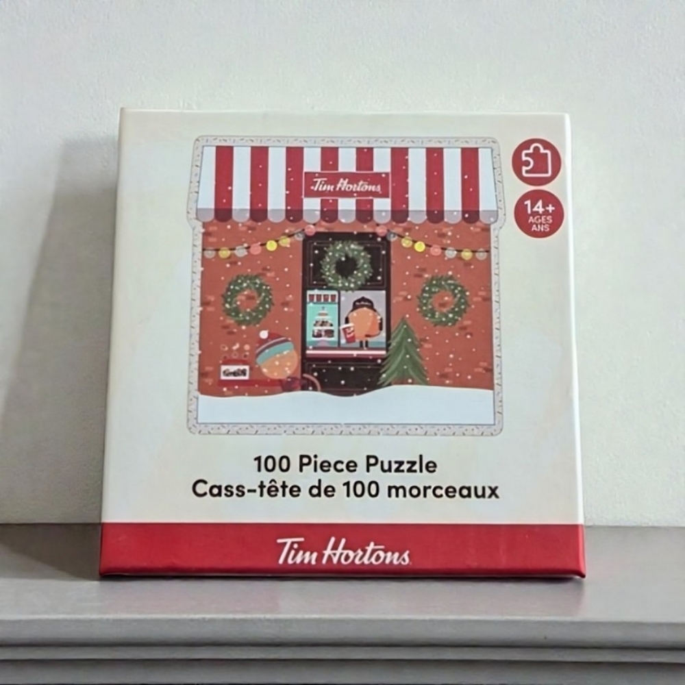 NEW Tim Hortons Holiday Theme Puzzle - 100 Pieces
